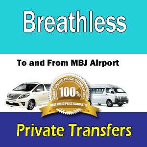 Transportation from Mbj airport to Breathless Hotel in Jamaica